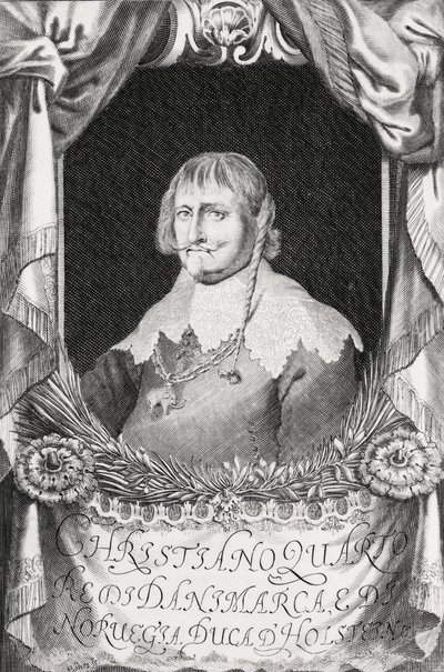 Cristián IV de Dinamarca de Johann Alexander Boener